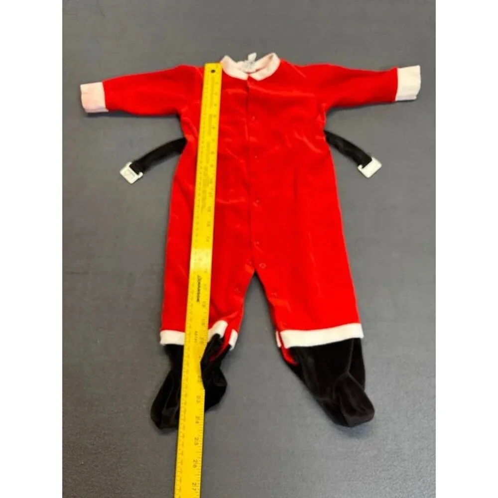 Little Me by Schwab Santa Suit Sleeper Sz XL